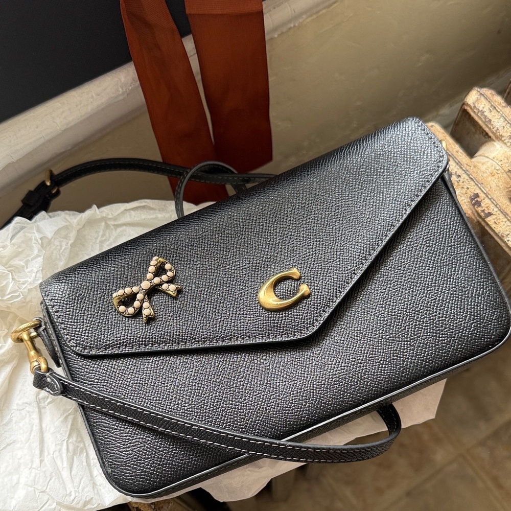 Coach customized crossbody with gift box included